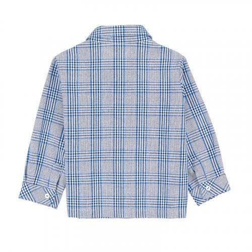 Nanán Giacca/camicia scozzese blu Vendita