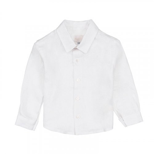 Nanán Camicia in lino bianco Soddisfazione Garantita