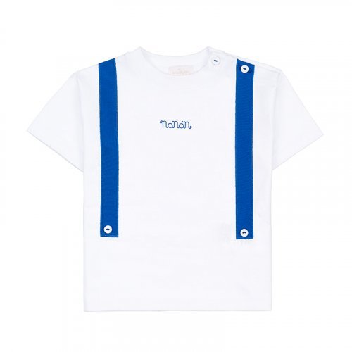 Nanán T-shirt c/bretelle bianco Offerta speciale