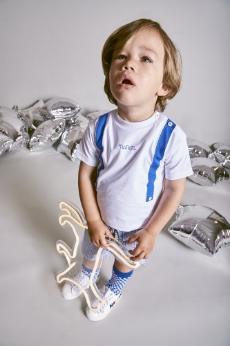 Nanán T-shirt c/bretelle bianco Offerta speciale