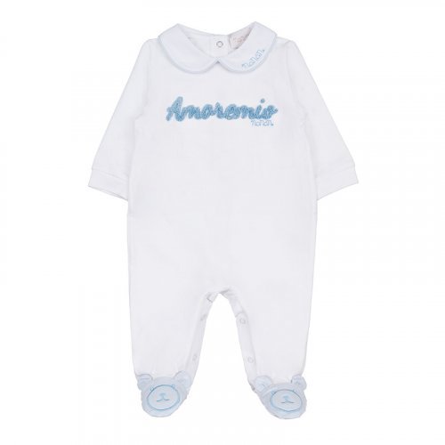 Nanán Tutina azzurra 'Amore Mio' con colletto Online Outlet