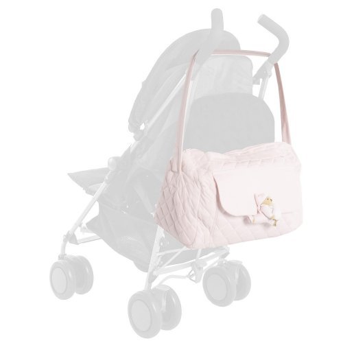 Nanán Borsa Mamma Puccio in tessuto rosa Sostegno trimestrale