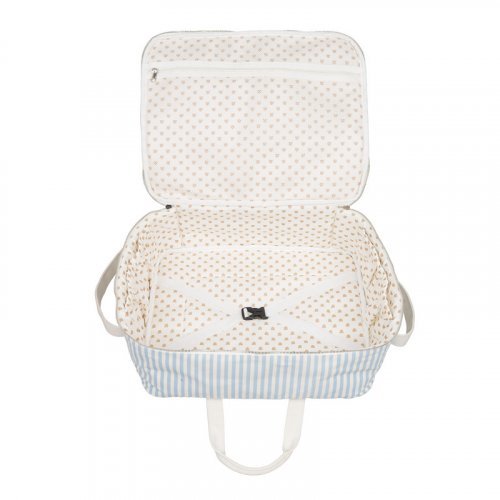 Nanán Borsa mamma canvas azzurra Super sconto