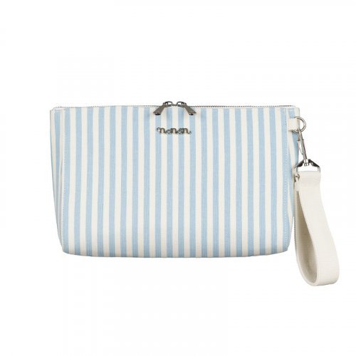 Nanán Pochette canvas azzurra 2025
