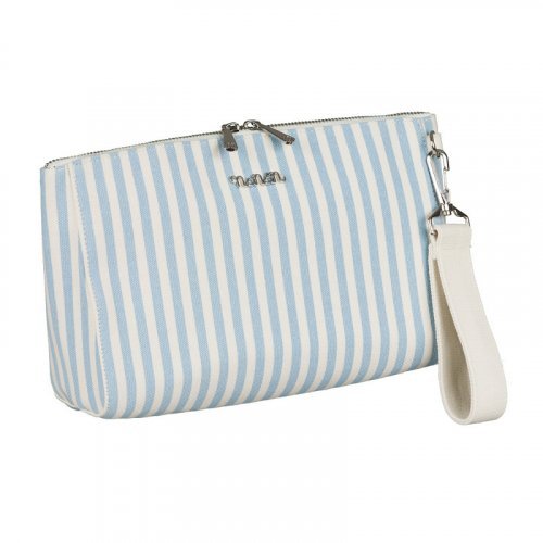 Nanán Pochette canvas azzurra 2025