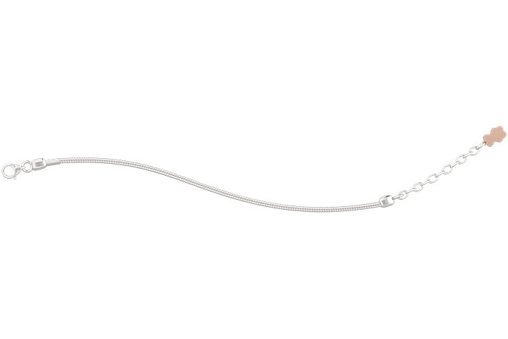 Nanán Bracciale Cursore Misura I - Ag 925 Offerta Giorno del Papà