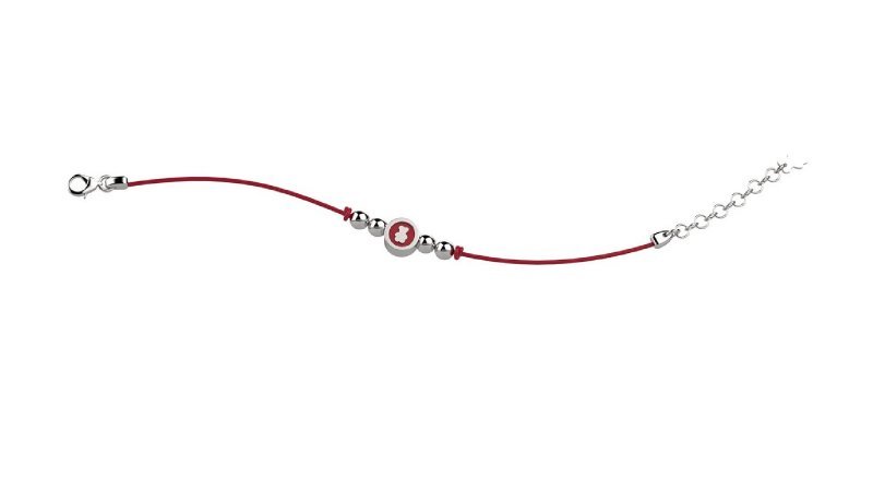 Nanán Bracciale Argento 925 - Col Rosso Offerta settimanale