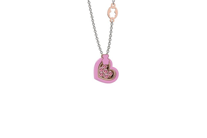 Nanán Pendente cuore rosa Prezzo Ridotto