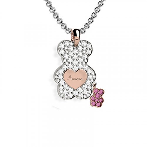 Nanán Pendente Orso Diamanti - Rosa Online