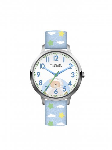 Nanán Orologio bambino Tato azzurro Grandi sconti
