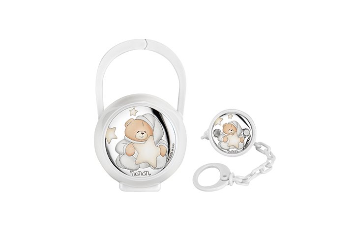 Nanán Set Portaciuccio e Catenella Bianco Offerta settimanale