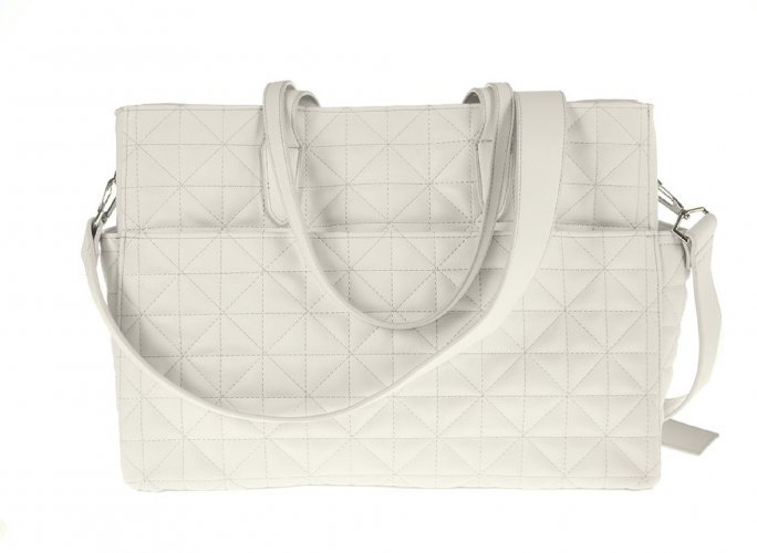 Nanán Borsa Mamma con manici Bianca Super sconto