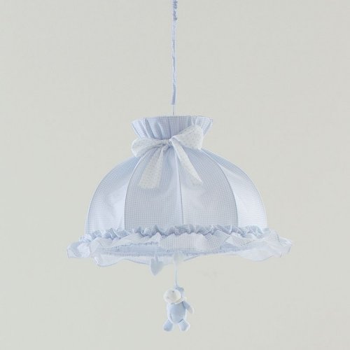 Nanán Lampadario Bombo Azzurro Italy