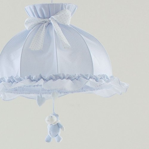 Nanán Lampadario Bombo Azzurro Italy