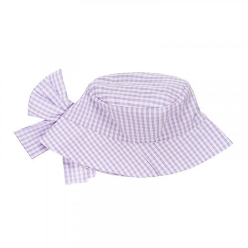 Nanán Cappello Quadrettini Lilla Qualità