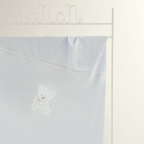 Nanán Gift Promo: Set Lenzuola carrozzina + Copertina carrozzina AZZURRO Vendite Flash
