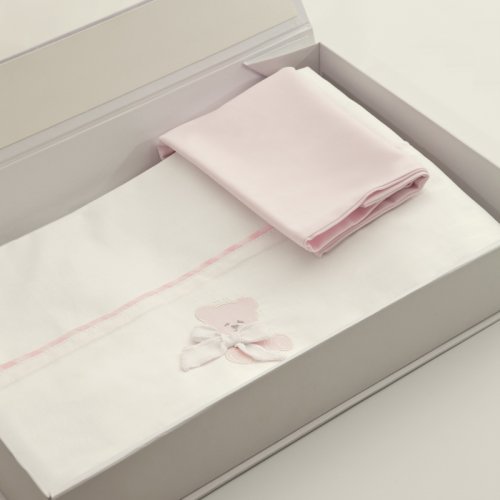 Nanán Gift Promo: Set Lenzuola carrozzina + Copertina carrozzina ROSA Negozio
