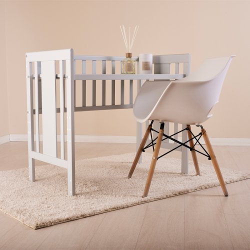 Nanán Letto Mini-me grigio trasformabile in scrivania Spedizione gratuita