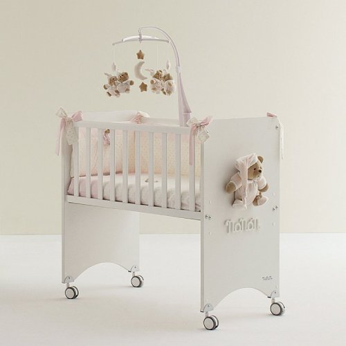Nanán Letto Co-sleeping Puccio Rosa Con Materasso Prezzo di fabbrica