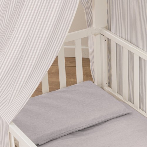 Nanán Set 2Pz Montessori Copripiumone + Federa Grigio Vendita calda
