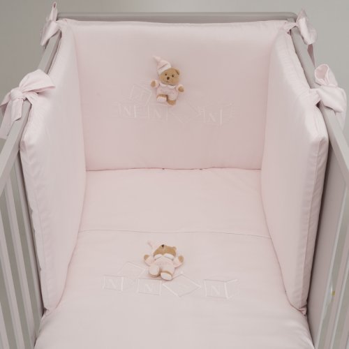 Nanán Set Piumone e Paracolpi 4pz dadini Rosa 2025