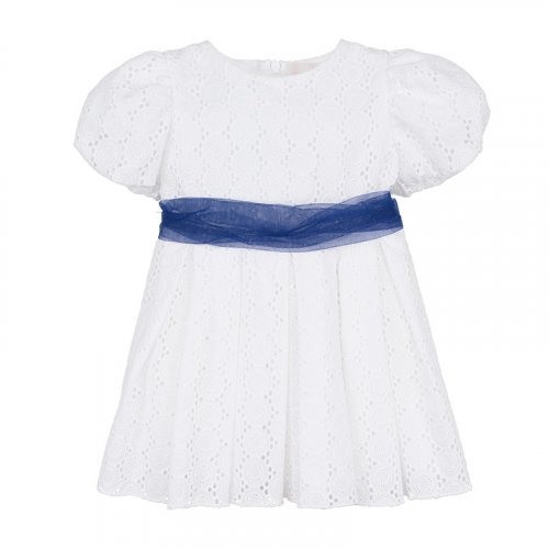 Nanán Abito in sangallo blu Offerta natalizia