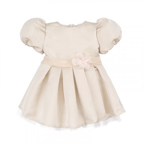 Nanán Abito con rosa beige Online Outlet
