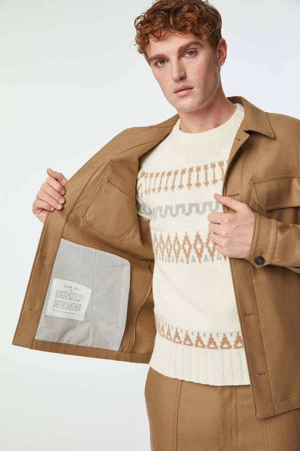 L.B.M. 1911 Overshirt non trattato marrone Overshirt non trattato marrone 2025