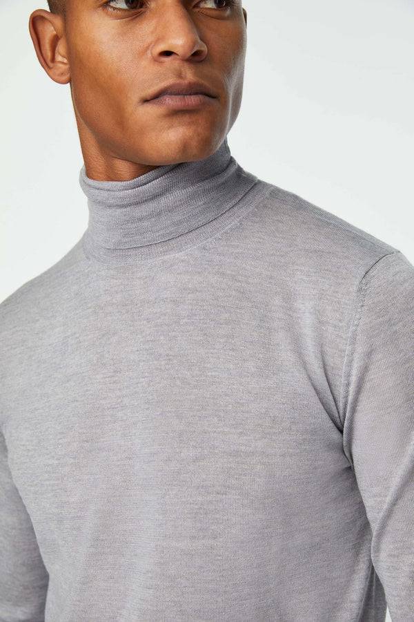 L.B.M. 1911 Maglia dolcevita grigio ghiaccio Maglia dolcevita grigio ghiaccio Promozione