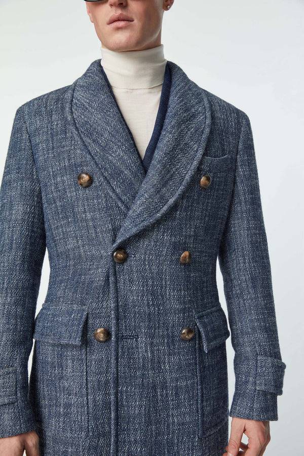 L.B.M. 1911 Cappotto doppiopetto Sartorial Indigo Cappotto doppiopetto Sartorial Indigo Acquista Ora