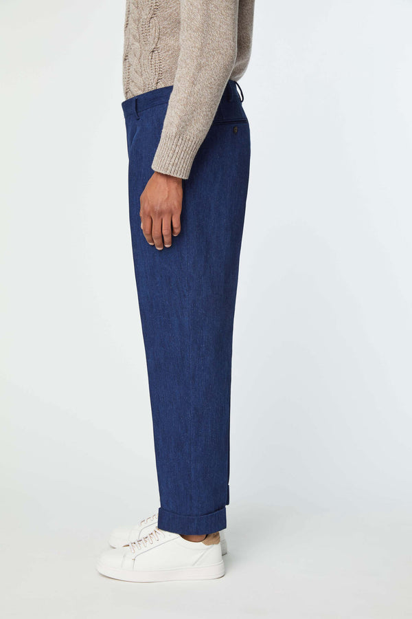 L.B.M. 1911 Pantalone Jaco Sartorial Indigo blu denim Pantalone Jaco Sartorial Indigo blu denim Sottocosto
