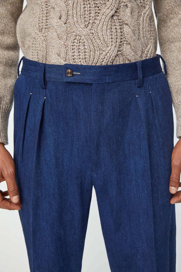 L.B.M. 1911 Pantalone Jaco Sartorial Indigo blu denim Pantalone Jaco Sartorial Indigo blu denim Sottocosto