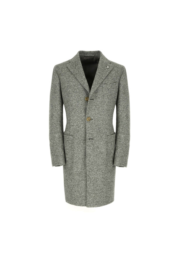 L.B.M. 1911 Cappotto London in jersey verde pastello Cappotto London in jersey verde pastello Offerta