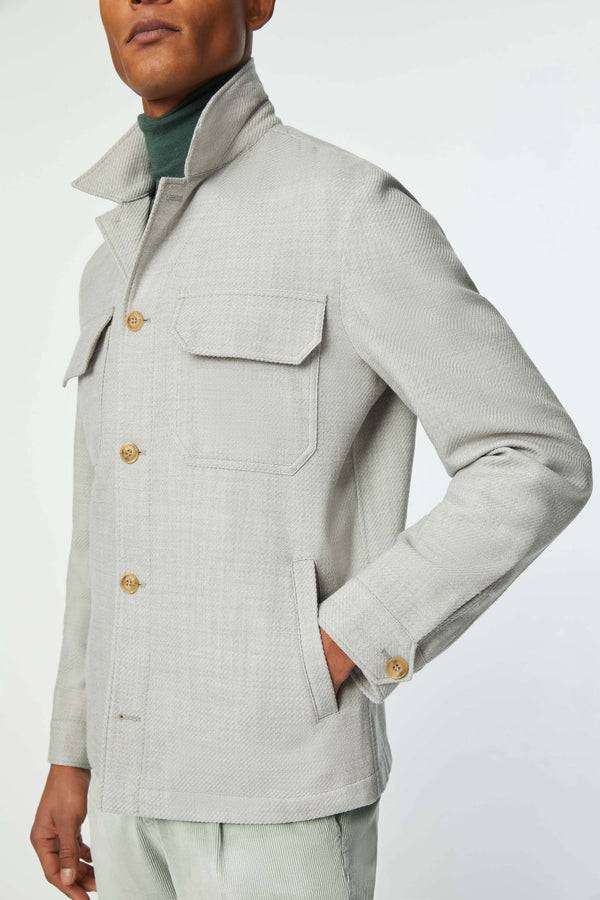L.B.M. 1911 Overshirt non trattata verde chiaro Overshirt non trattata verde chiaro Economico