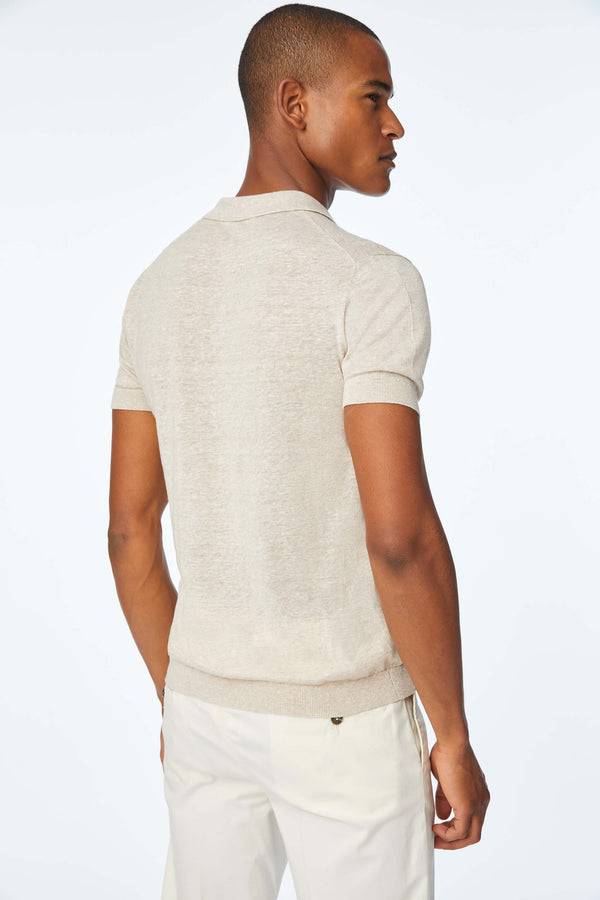 L.B.M. 1911 Polo in maglia beige Polo in maglia beige Negozio