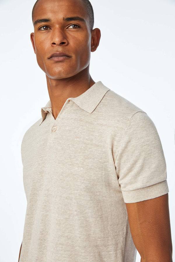 L.B.M. 1911 Polo in maglia beige Polo in maglia beige Negozio