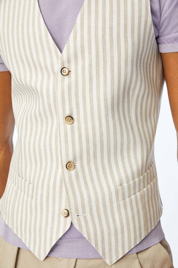 L.B.M. 1911 Gilet DEREK beige Gilet DEREK beige Soddisfazione Garantita
