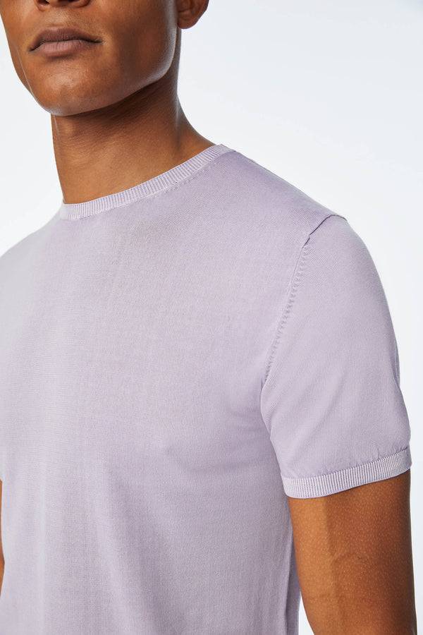 L.B.M. 1911 Maglia manica corta in cotone lilla Maglia manica corta in cotone lilla Qualità Garantita