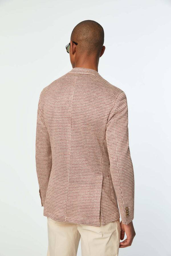 L.B.M. 1911 Giacca JACK in jersey pied de poule Giacca JACK in jersey pied de poule Sottocosto