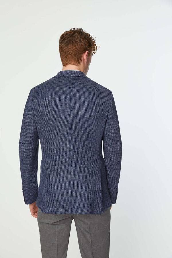 L.B.M. 1911 Giacca JACK in jersey blu denim Giacca JACK in jersey blu denim Convenienza