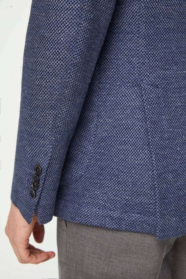 L.B.M. 1911 Giacca JACK in jersey blu denim Giacca JACK in jersey blu denim Convenienza