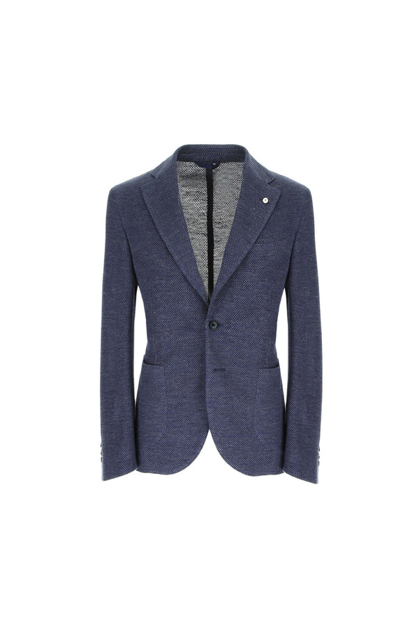 L.B.M. 1911 Giacca JACK in jersey blu denim Giacca JACK in jersey blu denim Convenienza