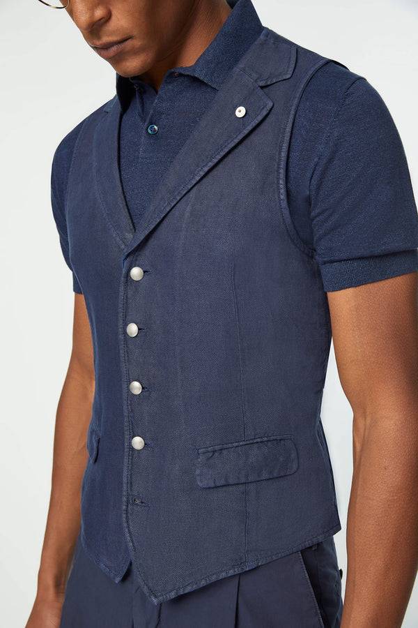 L.B.M. 1911 Gilet OSCAR tinto capo blu Gilet OSCAR tinto capo blu Novità