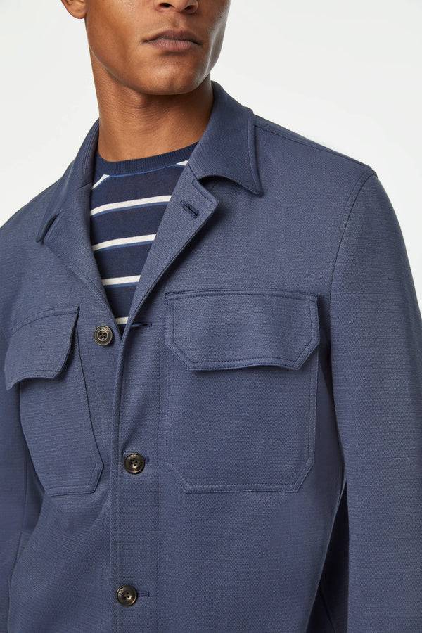 L.B.M. 1911 Overshirt in Jersey blu Overshirt in Jersey blu Presa