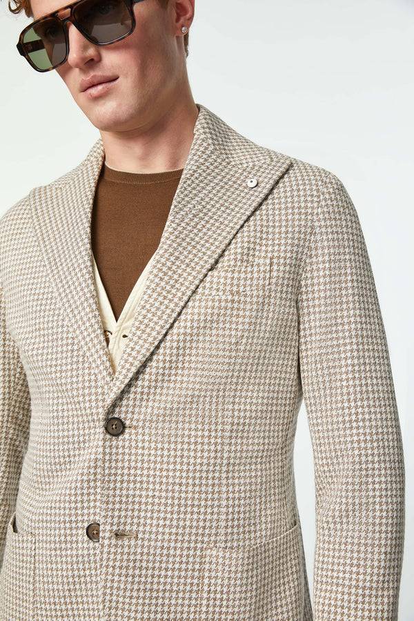 L.B.M. 1911 Giacca STEVE in jersey beige Giacca STEVE in jersey beige Offerta