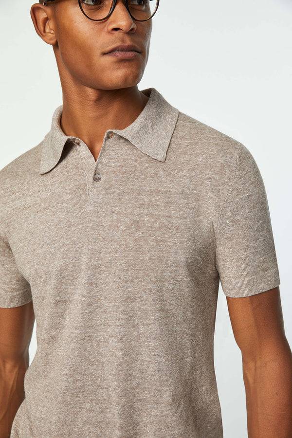 L.B.M. 1911 Polo in maglia melange Polo in maglia melange Saldi