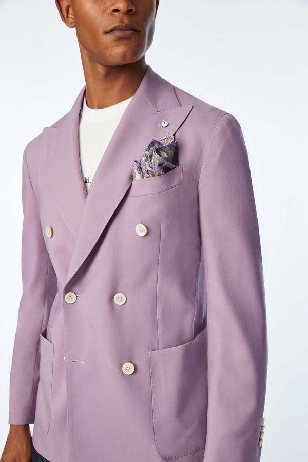 L.B.M. 1911 Giacca TOM doppiopetto washed lilla Giacca TOM doppiopetto washed lilla Moda