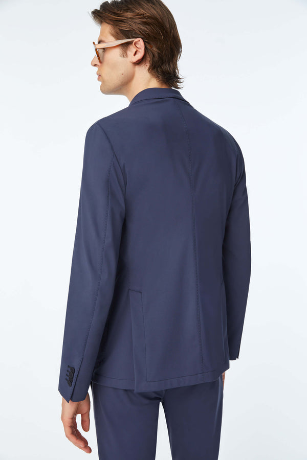 L.B.M. 1911 Travel jacket blu in Jersey tecnico Travel jacket blu in Jersey tecnico In Linea