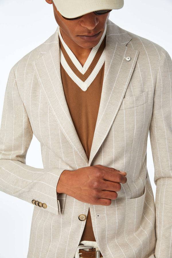 L.B.M. 1911 Giacca JACK in jersey beige Giacca JACK in jersey beige Promozione