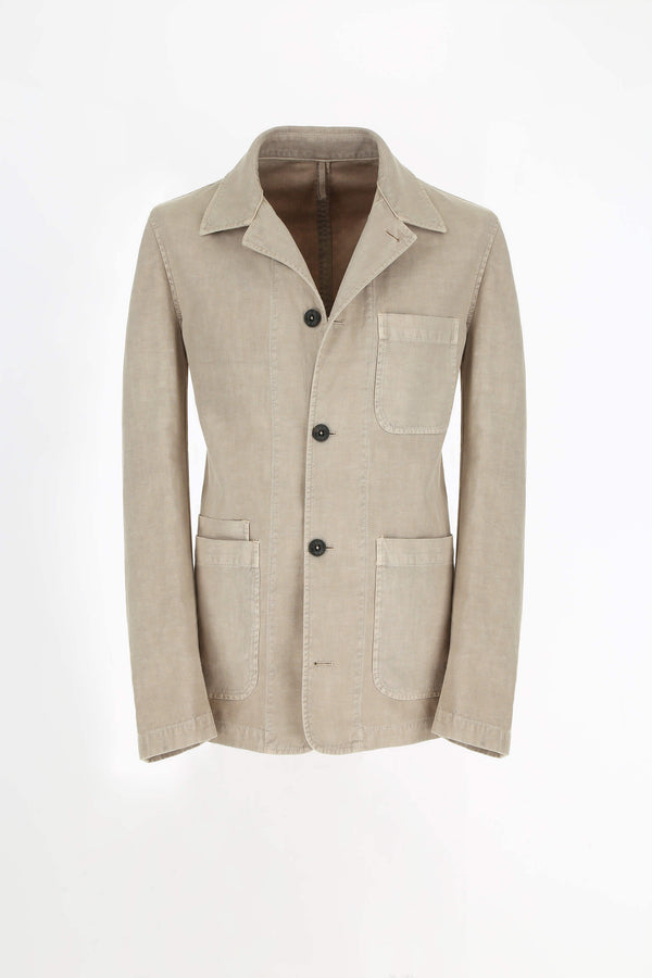 L.B.M. 1911 Overshirt tinto capo beige Overshirt tinto capo beige Pezzi Unici